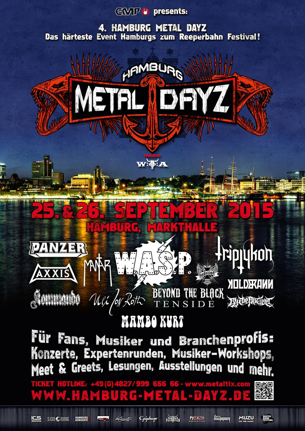 Plakat Hamburg Metal Dayz 2015