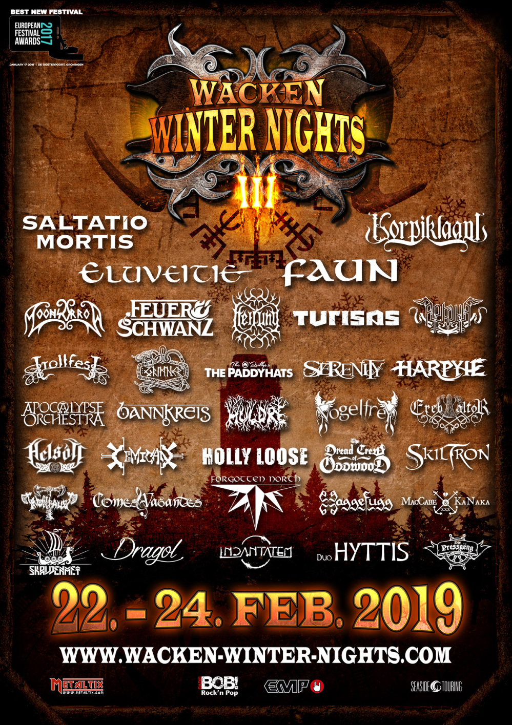 Flyer Wacken Winter Nights 2019