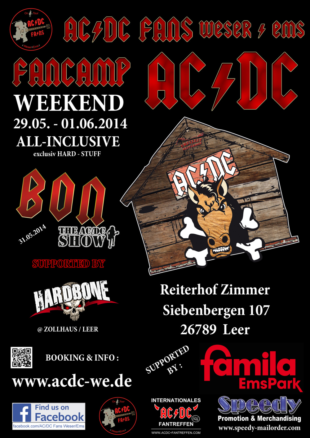 Flyer AC/DC Fancamp 2014