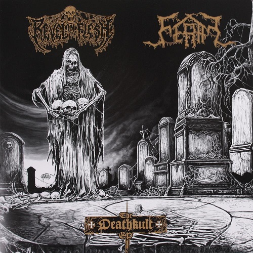 Revel In Flesh/Feral - The Deathkult (Split EP)