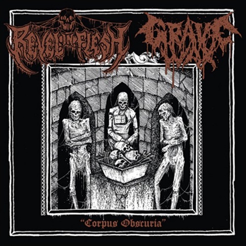 Revel In Flesh/Grave Wax - Corpus Obscuria (Split EP)