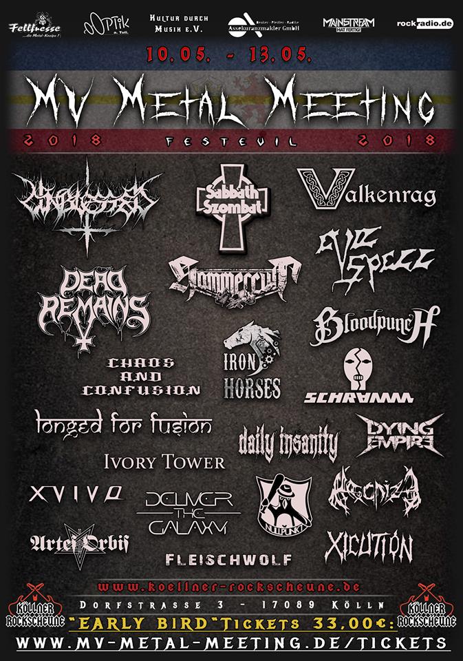 Flyer MV Metal Meeting 2018