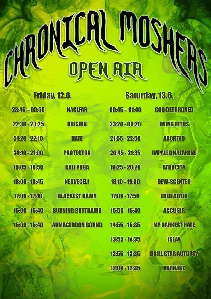 Vorbericht: Chronical Moshers Open Air 2015