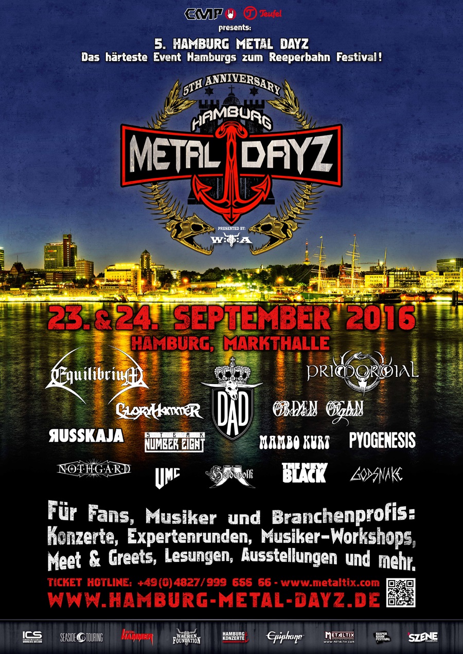 Plakat Hamburg Metal Dayz 2016