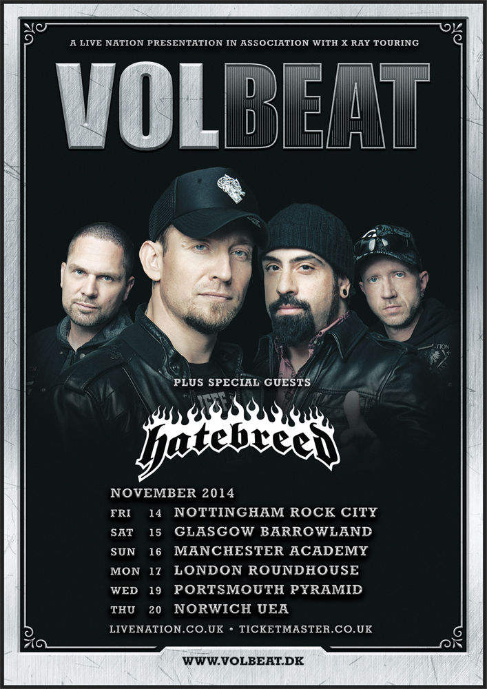 Volbeat - UK Tour 2014